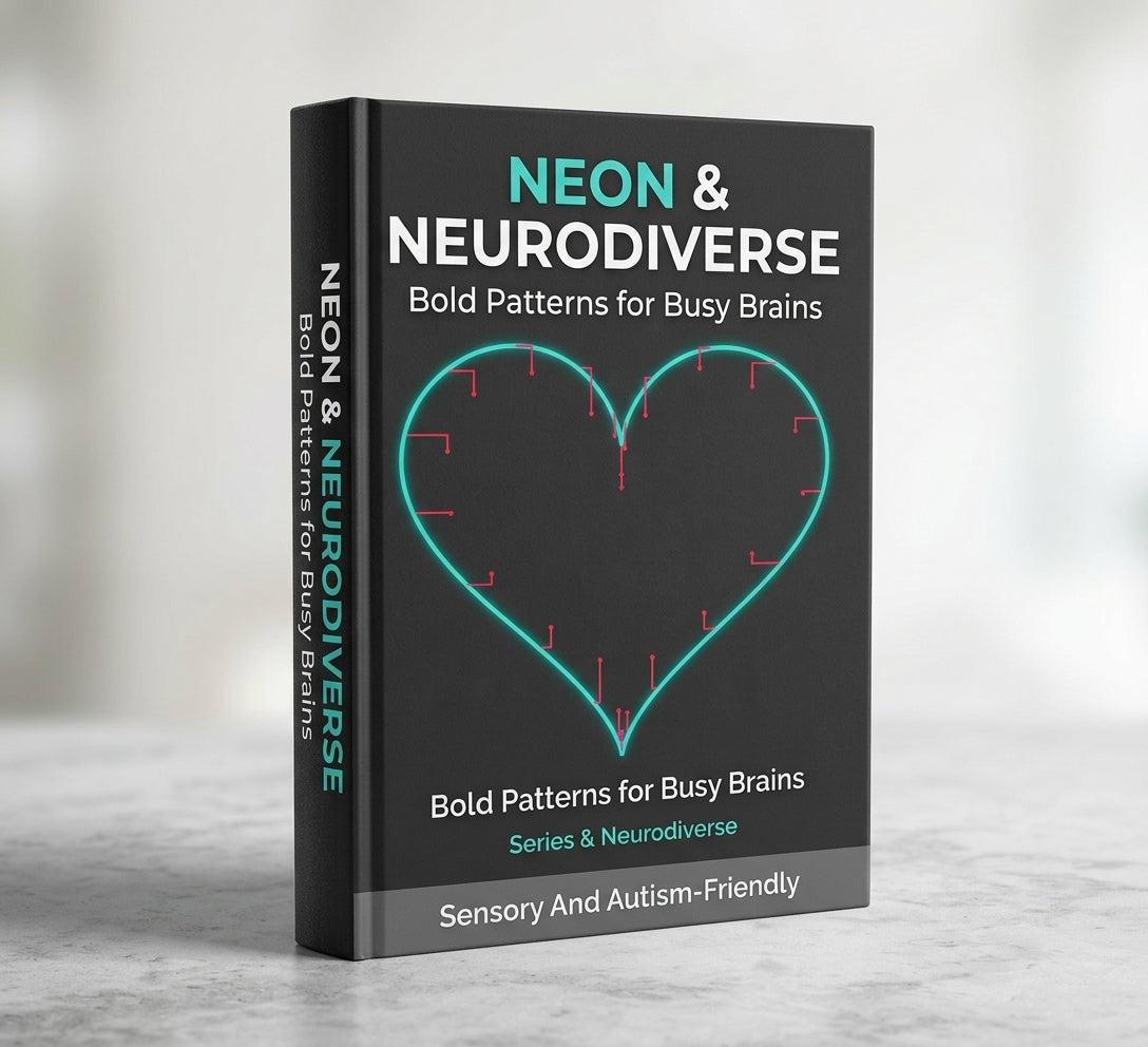 Neon & Neurodiverse: Bold Patterns for Busy Brains (Printable PDF Guide)