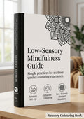 Quiet the Noise: Low-Sensory Abstract Mandalas (Printable PDF Guide)