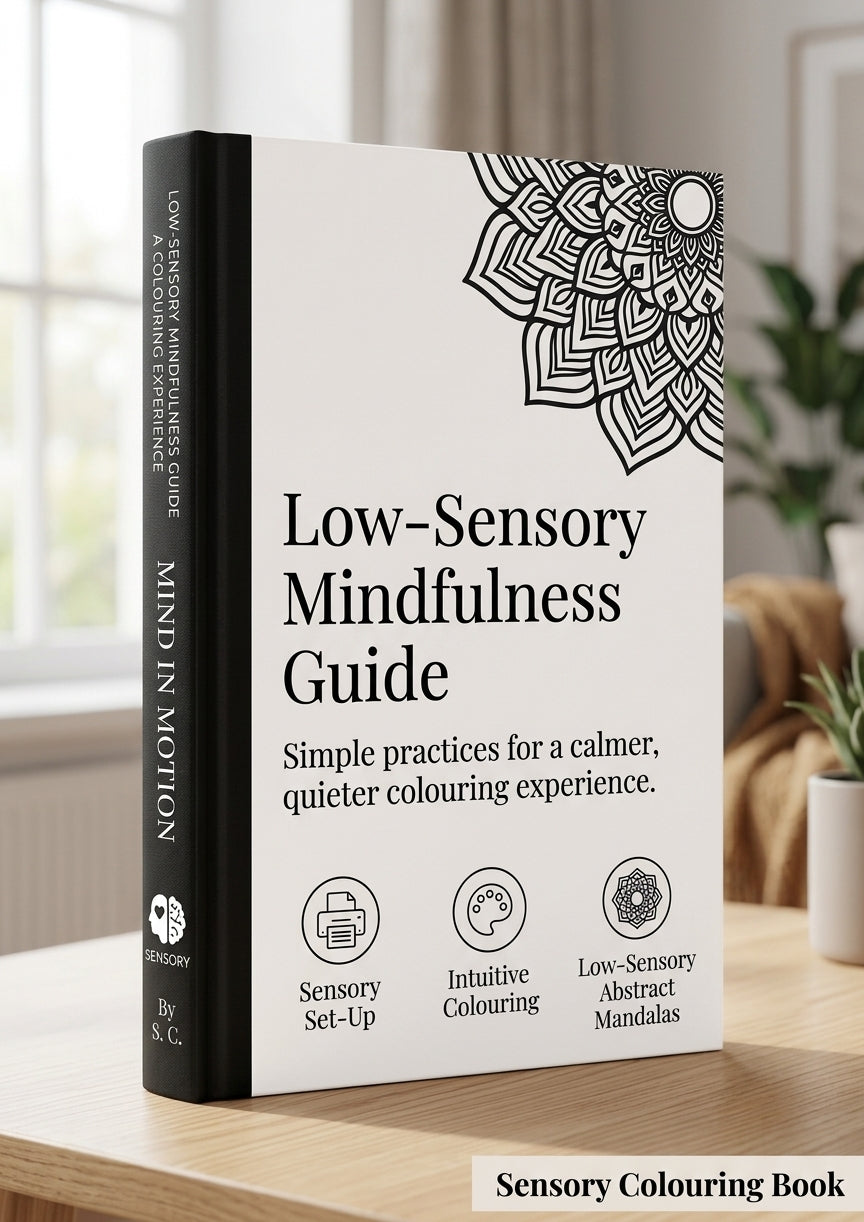 Quiet the Noise: Low-Sensory Abstract Mandalas (Printable PDF Guide)