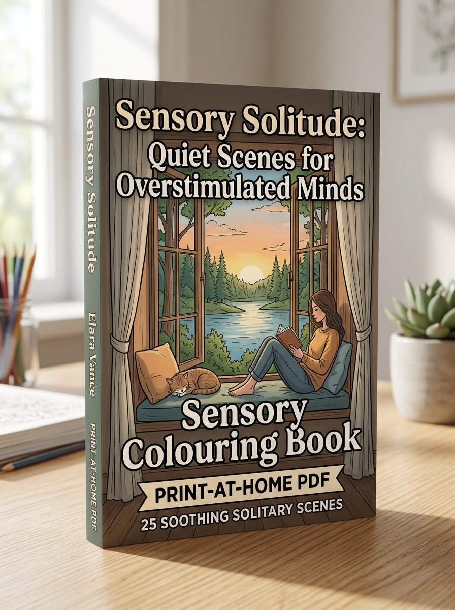 Sensory Solitude: Quiet Scenes for Overstimulated Minds (Printable PDF Guide)