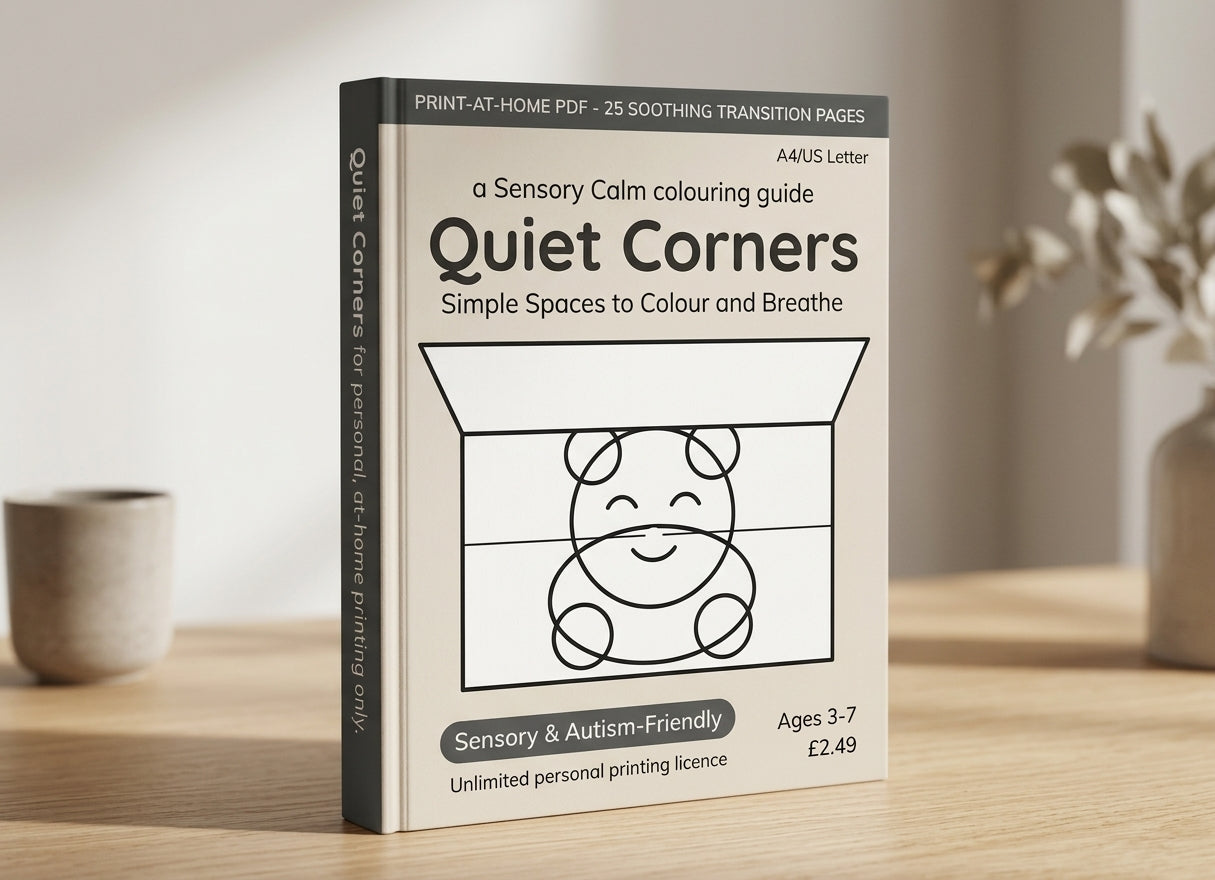 Quiet Corners: Simple Spaces to Colour and Breathe (Printable PDF Guide)
